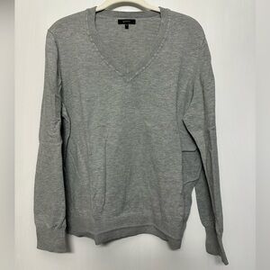 Lightweight Cotton Cashmere Grey Sweater